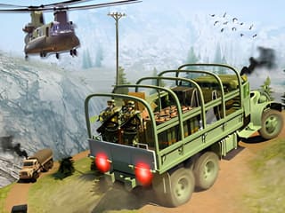 Army Cargo Transport Driving