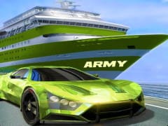 Army Truck Car Transport Game