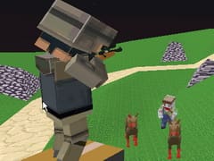 Blocky Combat Strike Zombie Survival