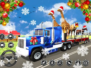 Christmas Animal Transporter Truck