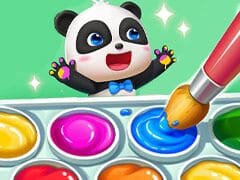 Coloring Book: Two Pandas