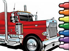 Coloring Book: Water Truck