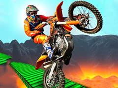 Impossible Moto Bike Track Stunts