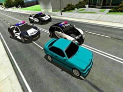 Mad Cop Police Car Race: Police Car VS Gangster Escape