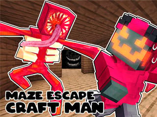 Maze Escape: Craft Man