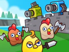 Merge Cannon: Chicken Defense