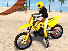 Motocross Beach Jumping Bike Stunt Game