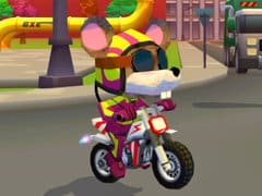 Mouse 2 Player Moto Racing