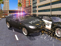 Police Car Stunt Simulation 3D