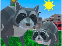 Raccoon Adventure: City Simulator 3D