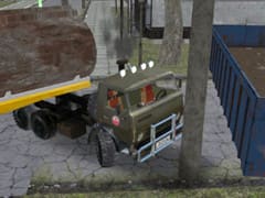 Russian Kamaz Truck Driver