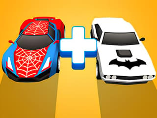 Superhero Car Merge Master