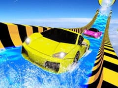 Water Slide Car Race 3D