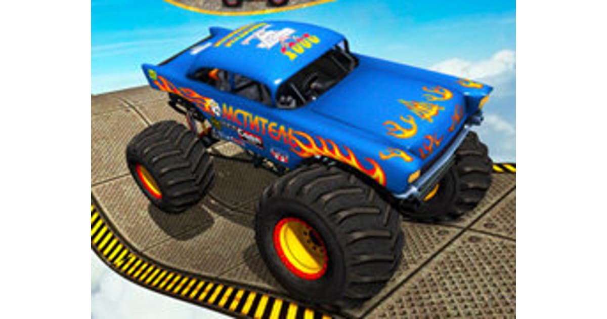 Monster Truck Stunts Sky Driving - Play The Game Online